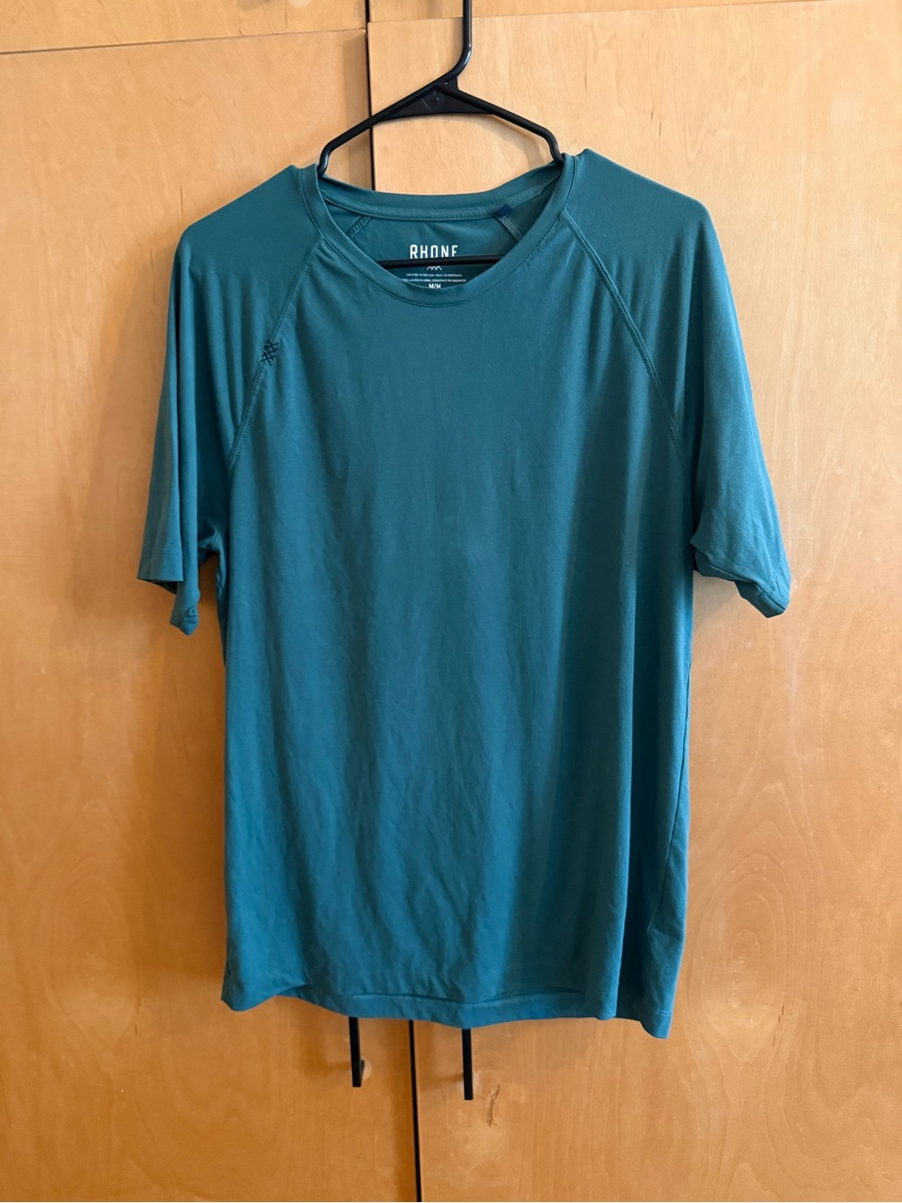 RHONE Men's Teal Short Sleeve Performance Tee